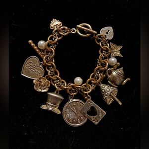 Alice in Wonderland charm bracelet..
